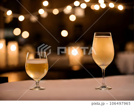 Realistic white wine neutral palette warm lighting. Realistic white wine neutral palette warm lighting. 106497965