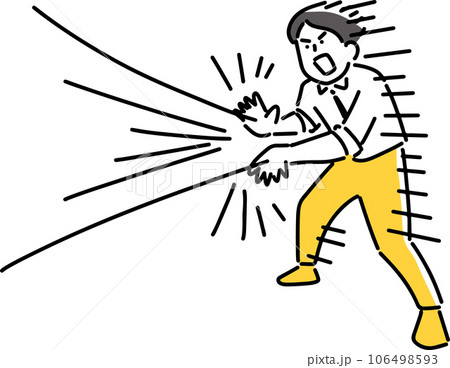 ビームを出すビジネスマン ビームを出すビジネスマン 106498593