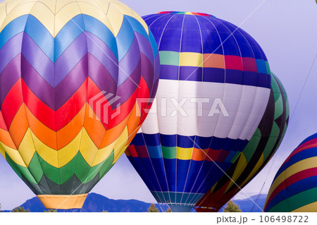 Annual hot air balloon festival in Erie, Colorado. 106498722