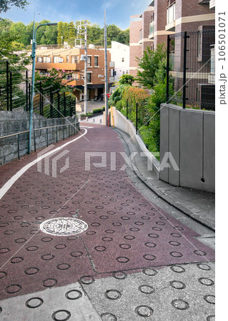 東京都目黒区下目黒の三折坂 東京都目黒区下目黒の三折坂 106501071