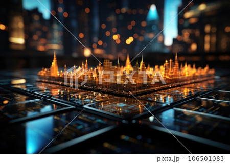 Worldwide investment, trade and exchange concept. Generative AI Worldwide investment, trade and exchange concept. Generative AI 106501083