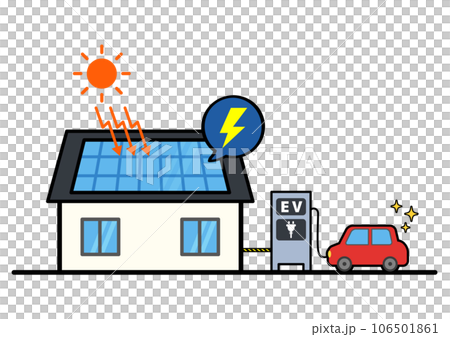 太陽光発電/電力自由化/ZEH住宅 106501861