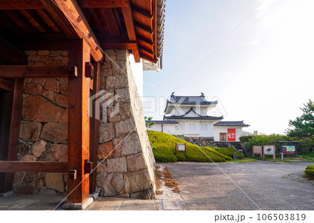 丹後田辺城を利用した舞鶴公園・田辺城資料館（京都府舞鶴市） 106503819