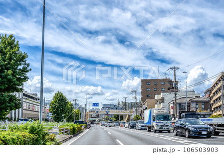 神奈川県川崎市の都市風景 港町駅 神奈川県川崎市の都市風景 港町駅 106503903