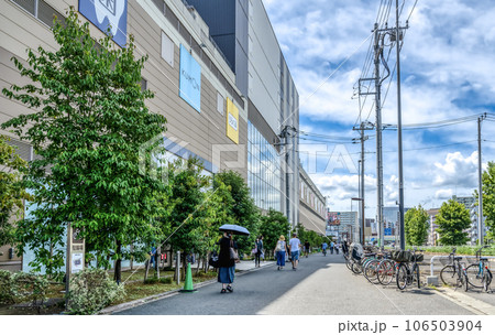 神奈川県川崎市の都市風景 港町駅 神奈川県川崎市の都市風景 港町駅 106503904