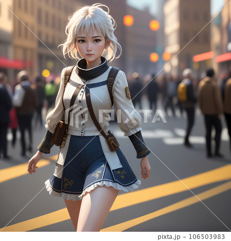 街角の少女 106503983