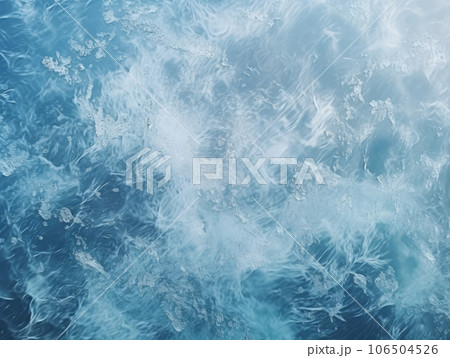 ai generation. Ice texture crystal, blue tones background. Textured cold frosty surface of ice. ai generation. Ice texture crystal, blue tones background. Textured cold frosty surface of ice. 106504526