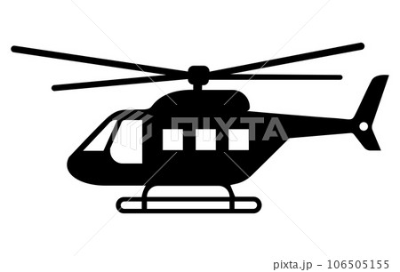 Helicopters Aircrafts Illustration, Flying Colorful Choppers, Air Transportation Flat Vector Illustration 106505155