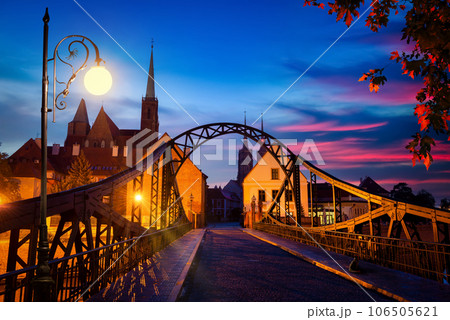 Tumski bridge in Poland 106505621