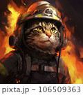 猫アイコン（PFP）| 猫の消防士 106509363