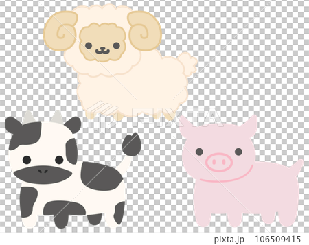 land creatures set 106509415