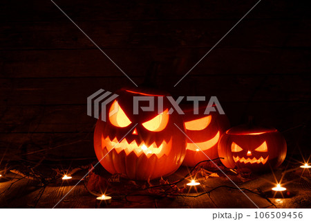Halloween pumpkins head jack o lantern Halloween pumpkins head jack o lantern 106509456