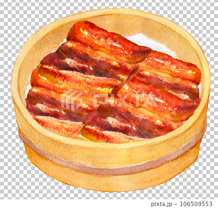 水彩插圖 hitumabushi 名古屋特產 106509553