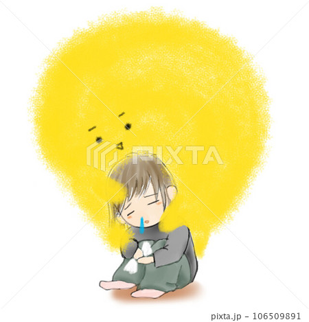 花粉が体にのしかかる 106509891