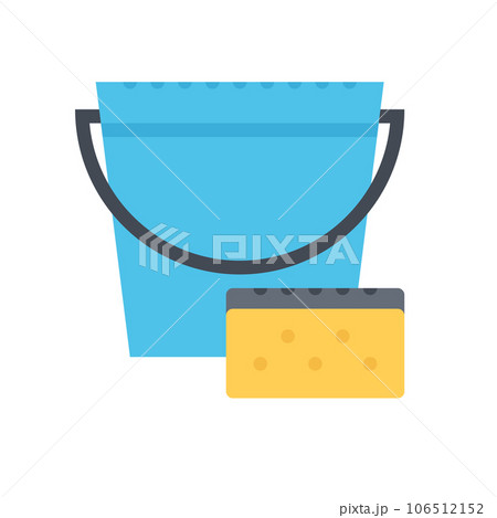design vector image icons sponge bucket 106512152