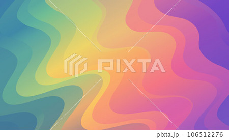 Colorful Geometric Waves Composition Background Colorful Geometric Waves Composition Background 106512276