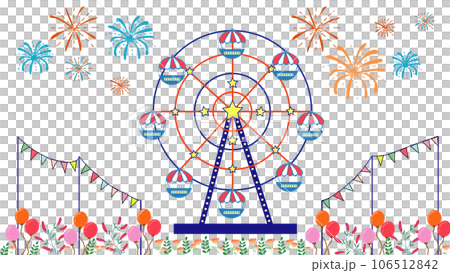 Ferris wheel at the festival 106512842