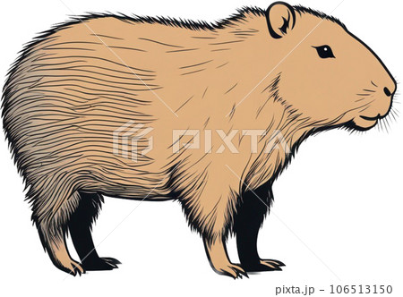 Download Capybara, Mammal, Capibara. Royalty-Free Vector Graphic