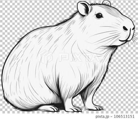 Capybara character 106513151