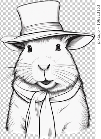 Capybara character 106513153