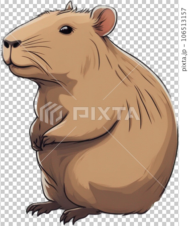 Capybara character 106513157