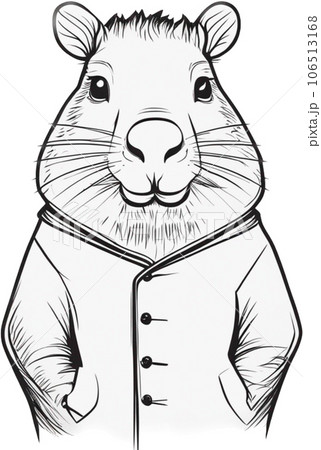 Capybara character 106513168