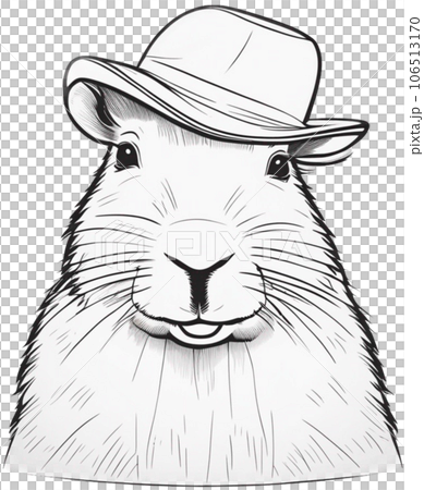 Capybara character 106513170