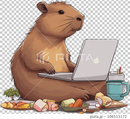 Capybara character 106513172