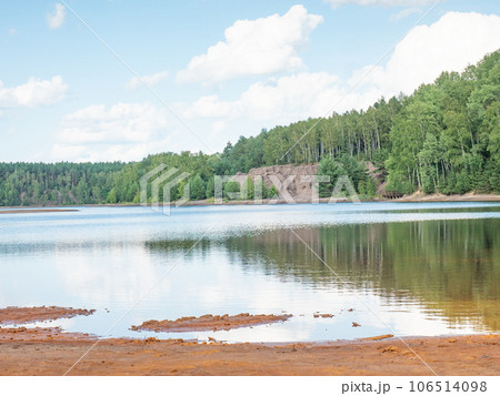Poisoned lake in opencast mine  Muzakow, Leknica 106514098