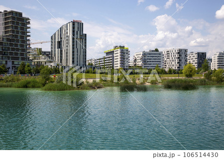 Seestadt residential complex near Lake Asperner Seestadt residential complex near Lake Asperner 106514430