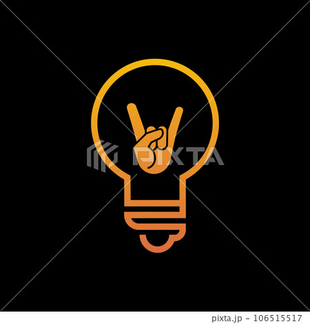 Light Bulb line icon vector, isolated on white background. Idea sign, solution, thinking concept. Lighting Electric lamp. Electricity, shine. Trendy Flat style for graphic design, Web site, UI. EPS 106515517