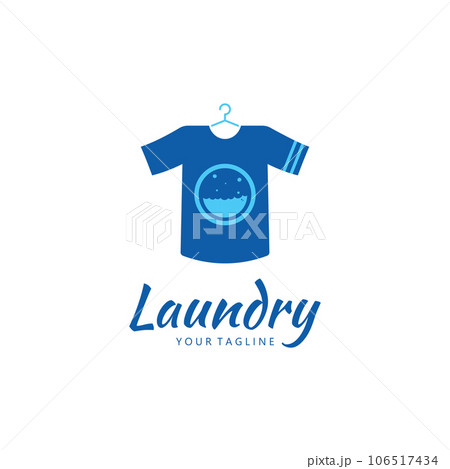 Laundry Vector Logo Template 106517434