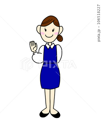 案内する女性 案内する女性 106518227