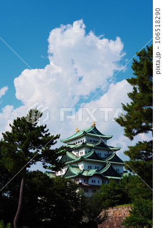真夏の名古屋城の風景 106518290