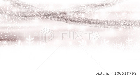 クリスマス　雪　冬　風景　背景 106518798