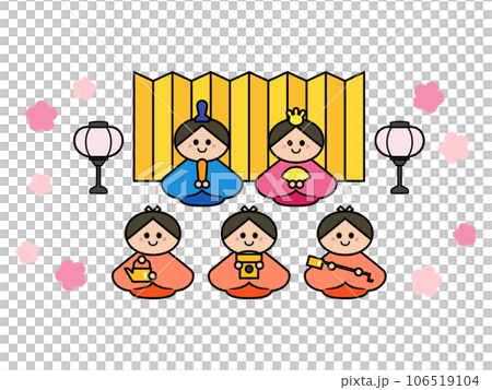 女兒節女兒節娃娃：五種裝飾品 106519104