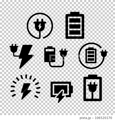 電気アイコンイラストセット 106520170