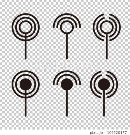 アンテナアイコンイラストセット 106520177