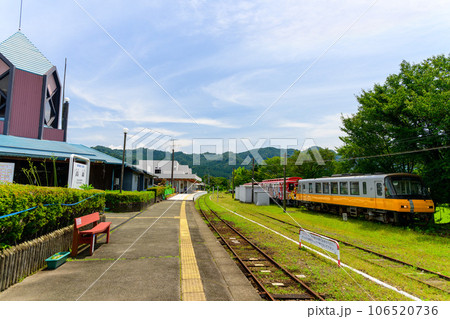 高森駅構内風景(高森駅)南阿蘇鉄道(全線開通) 高森駅構内風景(高森駅)南阿蘇鉄道(全線開通) 106520736