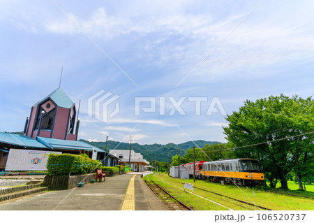 高森駅構内風景（高森駅）南阿蘇鉄道(全線開通） 106520737