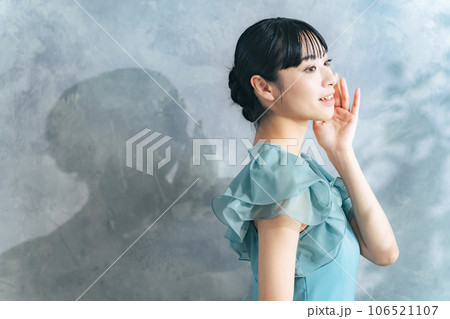 ドレスを着た女性のポートレート 美容 ファッション ドレスを着た女性のポートレート 美容 ファッション 106521107