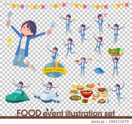 一組關於食品事件的公共關係女性 106521679