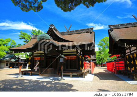 【大阪府】晴天の住吉大社の本宮(第三本宮) 【大阪府】晴天の住吉大社の本宮(第三本宮) 106521794