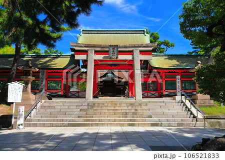 【大阪府】晴天の住吉大社(幸壽門) 【大阪府】晴天の住吉大社(幸壽門) 106521833