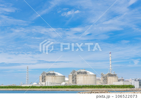 天然ガスで発電する火力発電所(エネルギーイメージ) 天然ガスで発電する火力発電所(エネルギーイメージ) 106522073