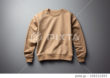 Mock up sweater on background. Generative AI 106522893