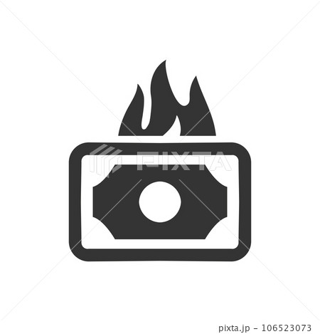 Money Waste Icon Money Waste Icon 106523073