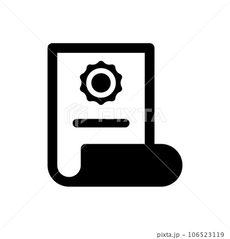 Diploma patent icon 106523119