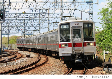 【東武】10000系10030型(東武スカイツリーライン:鐘ヶ淵駅) 【東武】10000系10030型(東武スカイツリーライン:鐘ヶ淵駅) 106523342