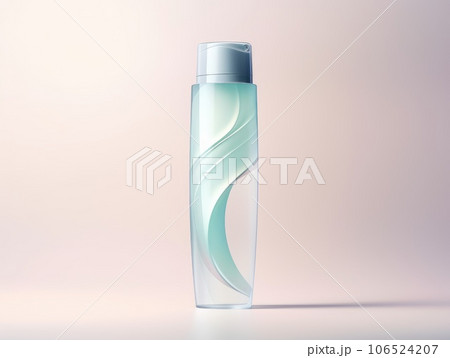 cosmetic product mockups on fresh field. Background for presentation of cosmetic. AI Generative. 106524207